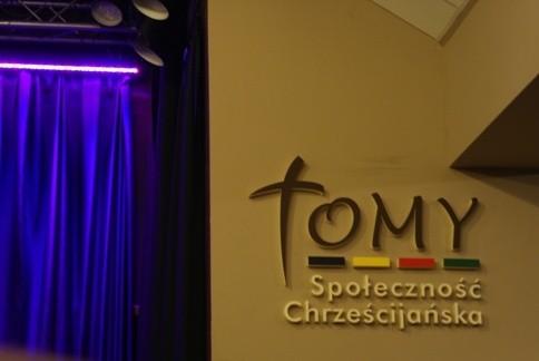 spotkanie z Panem Jarosławem Kretem miało miejsce w budynku Społeczności Chrześcijańskiej Tomy