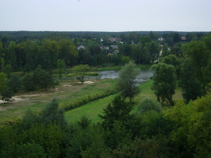 Widok na Inowłódz z kościoła Św.Idziego