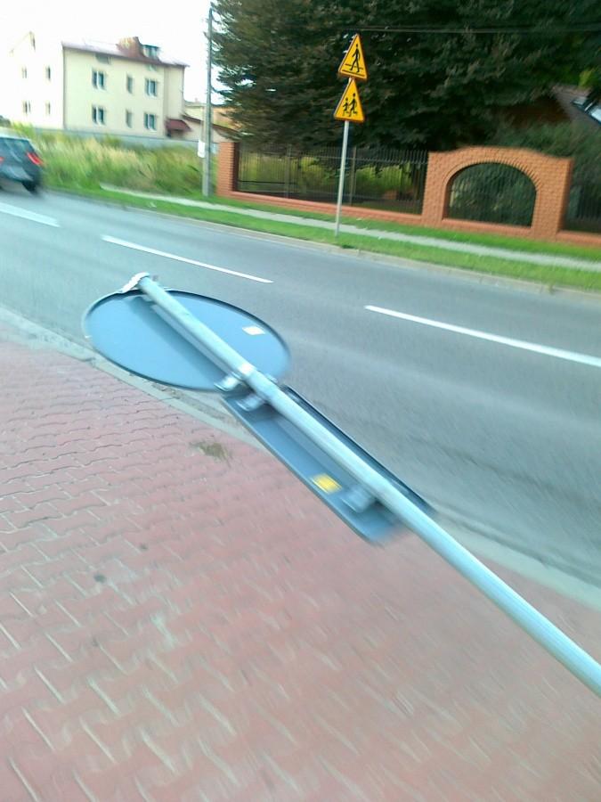 To znak pionowy, czy poziomy? :)