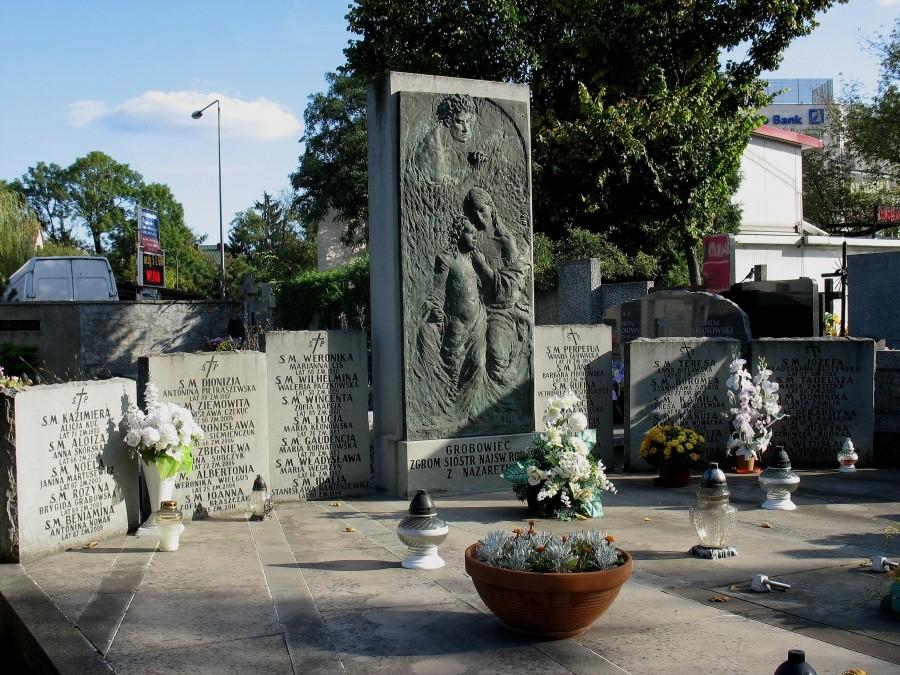 Cmentarz Czerniakowski - kwatera nazaretanek