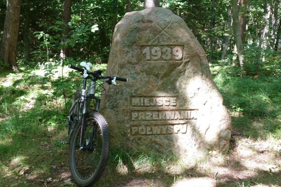Miejsce przerwania półwyspu