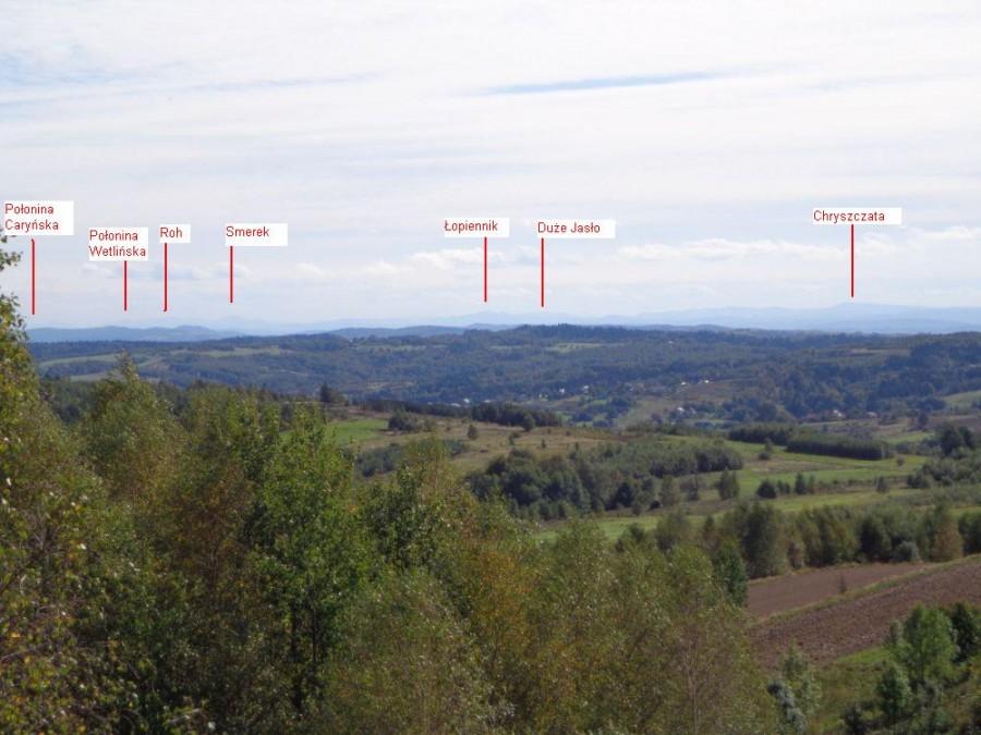Panorama na Bieszczady