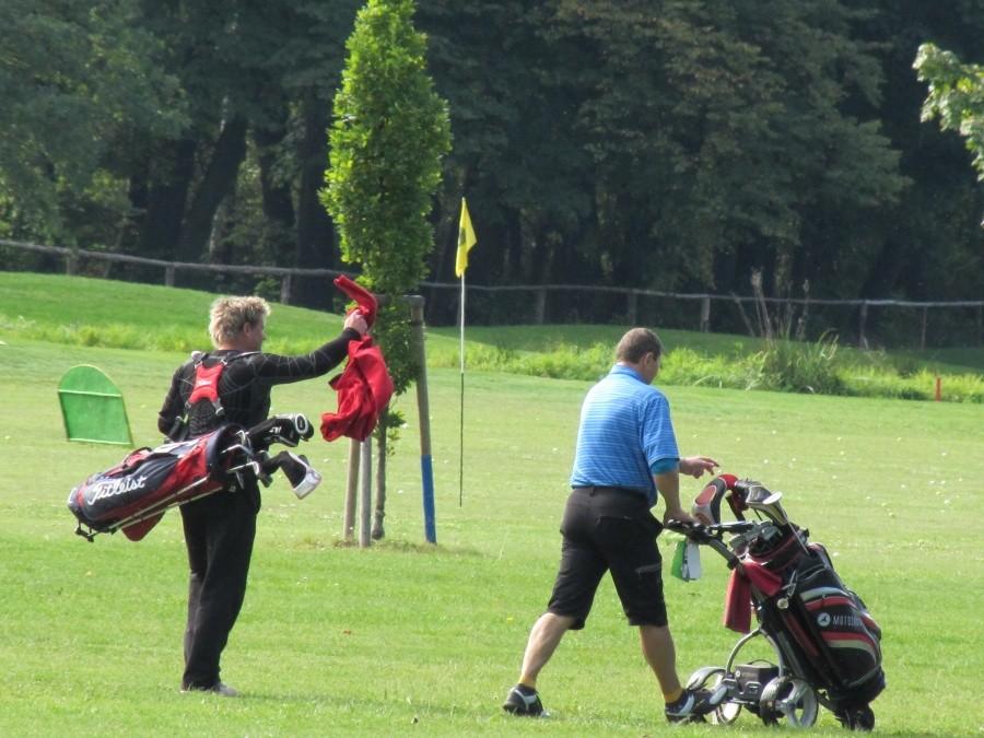 Pole golfowe w okolicy zamku