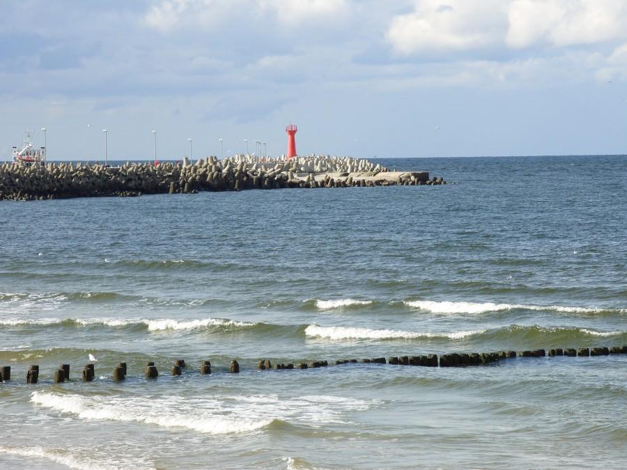 A to już cypel w drodze na latarnie Kołobrzeską, oczywiście nie w celach zarobkowych.