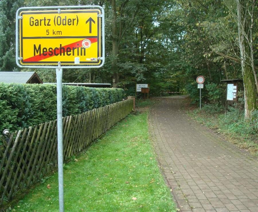 Wyjazd z Mescherin do Gartz (Oder)