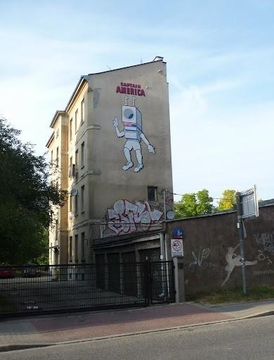 Aaaa taki tam mural na mieście żem wypaczał