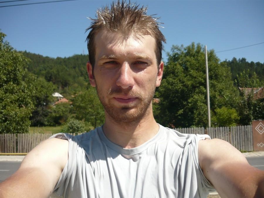 Nie ma to jak się schłodzić w fontannie! :)