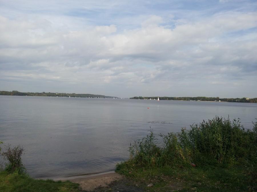 Widok na Zalew Zegrzyński - Białobrzegi