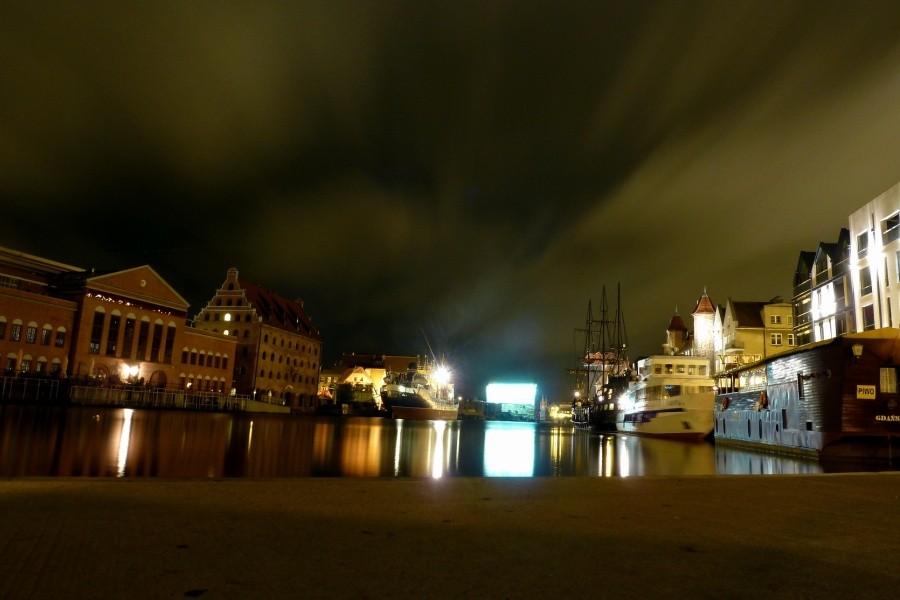 Gdańsk nocą