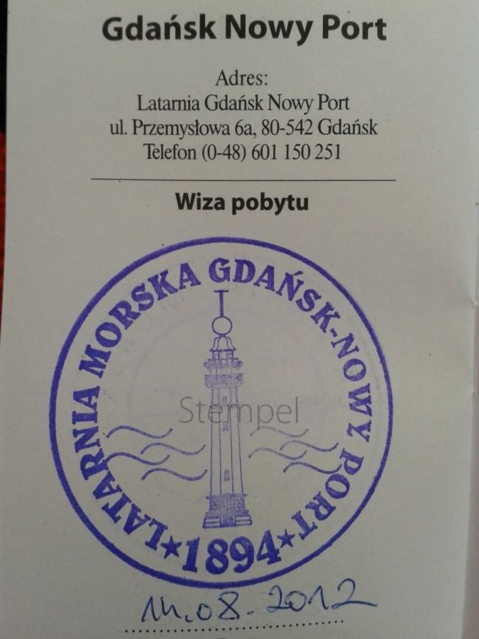 Wiza z latarni w Gdańsku