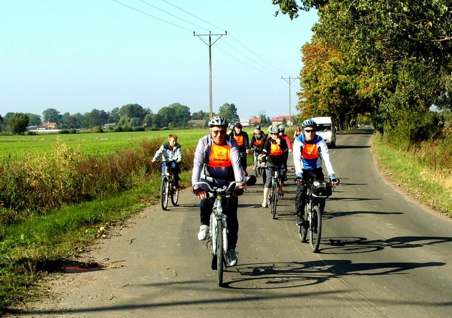 Rowerzyści w drodze