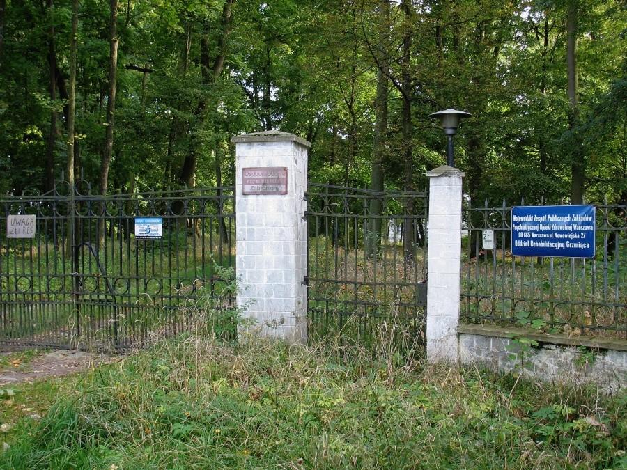 Brama pałacu w Grzmiącej