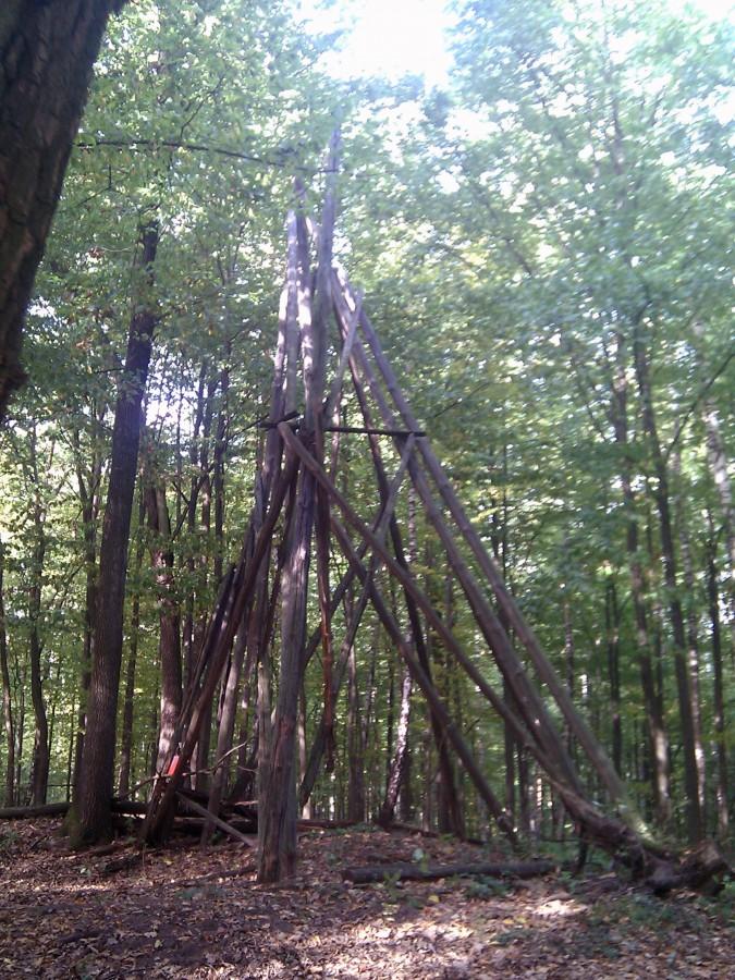 pnk 14 - resztki wierzy triangulacyjnej - Otwockie MTBO 11