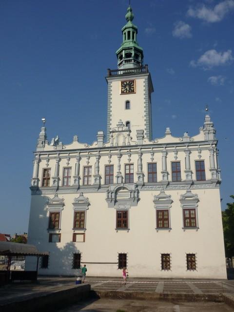 Chełmno - ratusz podczas remontu