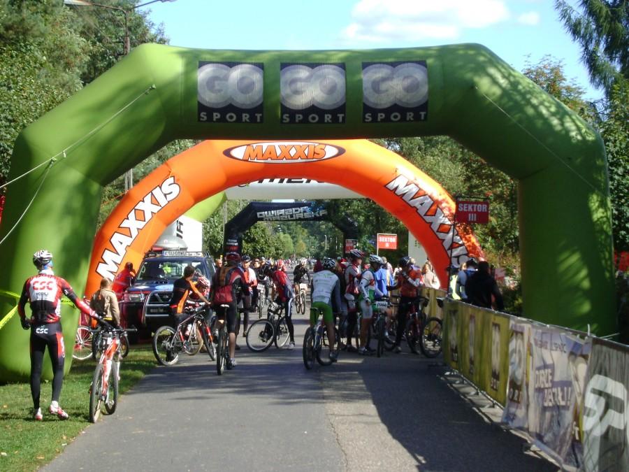 Sektory startowe na Mazovii MTB w Rawie Mazowieckiej