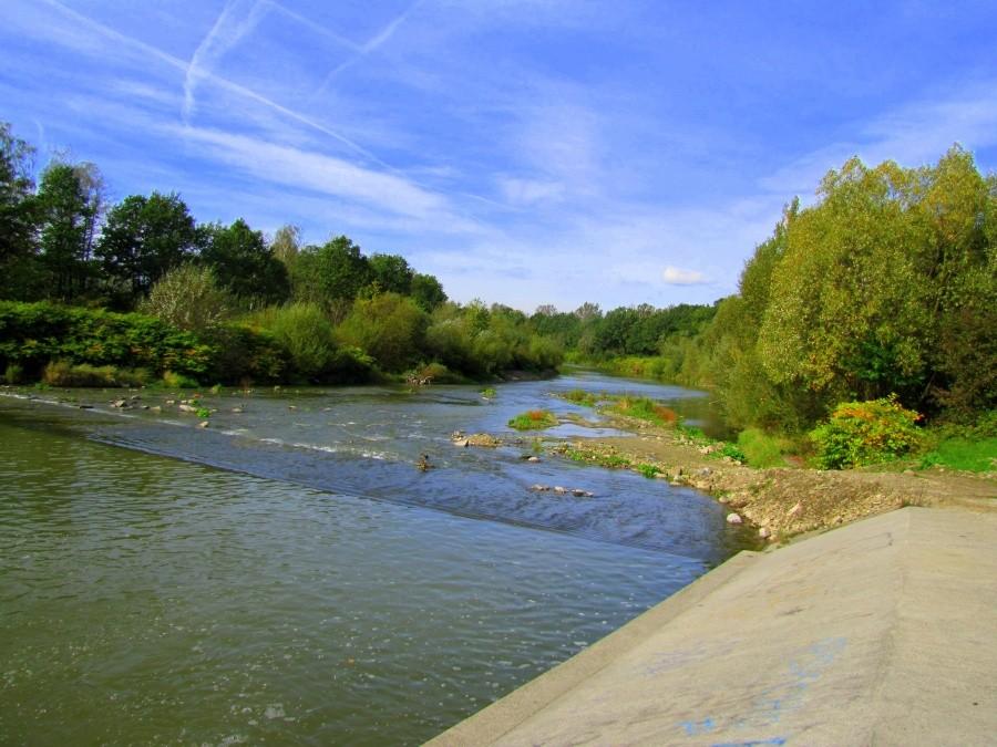 Wisla w okolicy Ochab