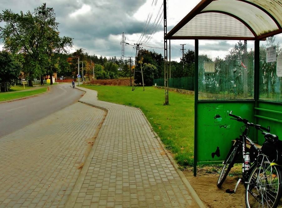 Jesienią na rowerze.