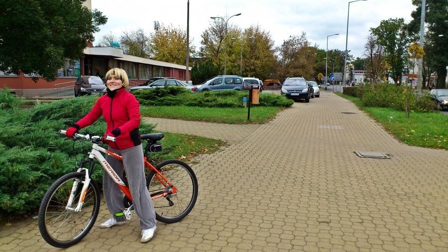 Ania na rowerze;)