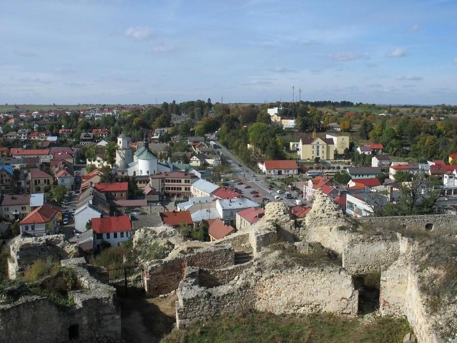 Iłża - panorama miasta ze wzgórza zamkowego