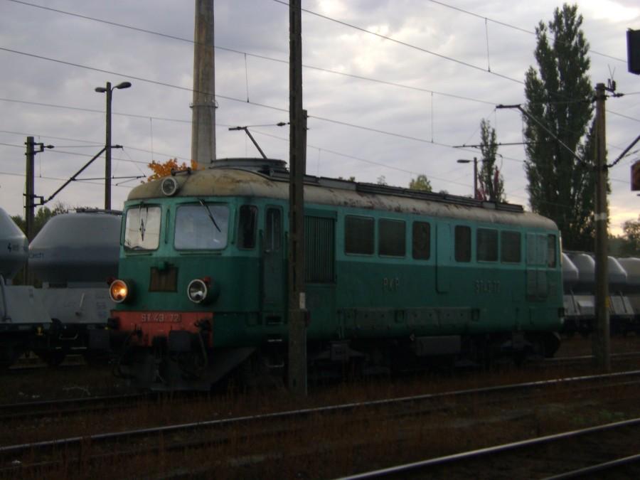 ST43-72 PKP Cargo na dworcu w Tomaszowie Mazowieckim