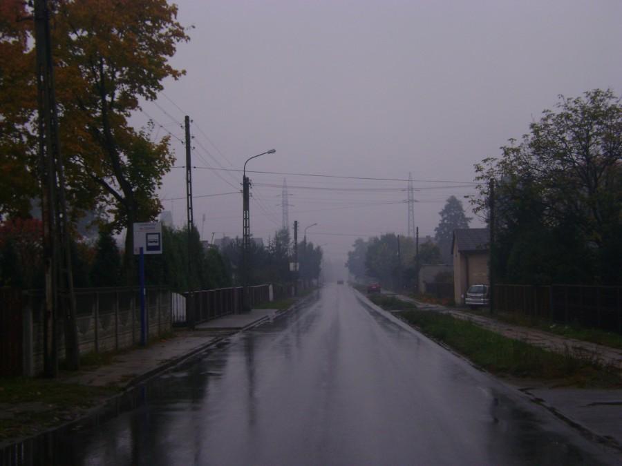 Ludwikowska w deszczu