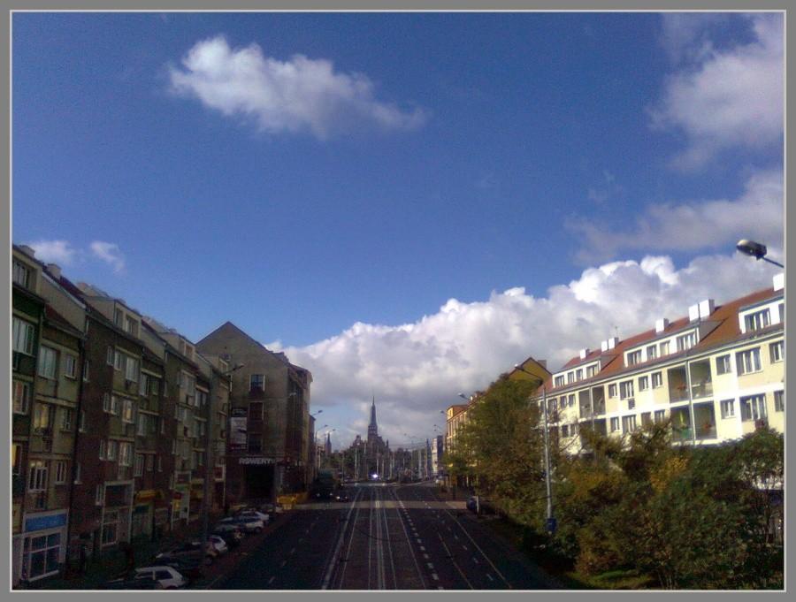 Szczecin, ul. Wyszyńskiego, shit-photo z komórki ;).