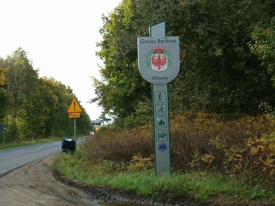 Dookoła Polski. Na drodze do miasta Barlinek.