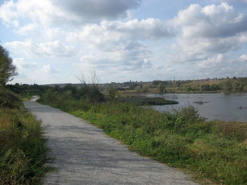 Ścieżka rowerowa przy Dolinie Cybiny