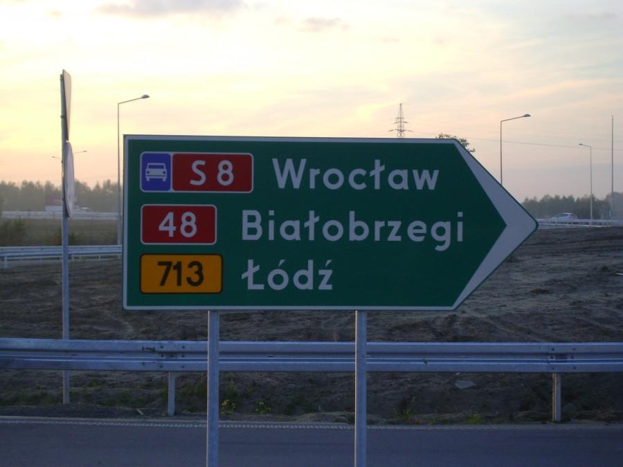 Pojawiło się oznakowanie na przyszłej S-8