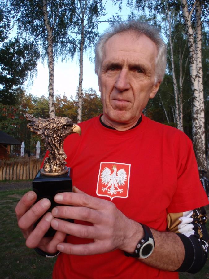 Statuetka i koszulka za I miejsce w kat. "Orzeł Jurajski" - II Puchar Jurajski, 7 (ostatnia) runda w Olsztynie
