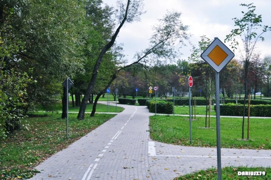 Będzin - Miasteczko Ruchu Drogowego w parku na Dolnej Syberce