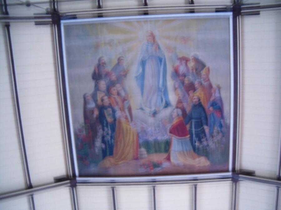 Malowidło na suficie w kościele Św.Pawła w Elblągu.