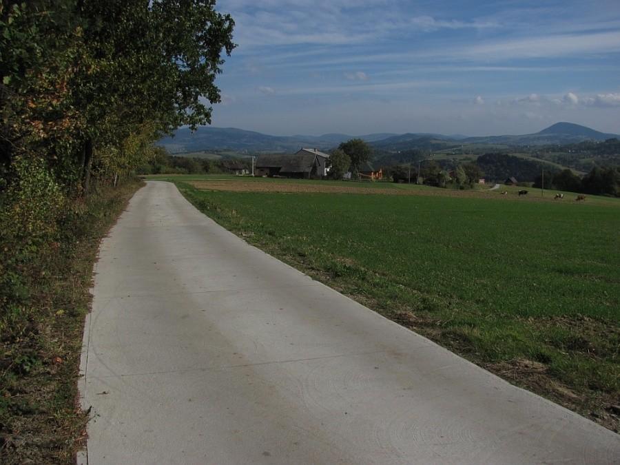 pogózańska strade bianchi z widokiem
