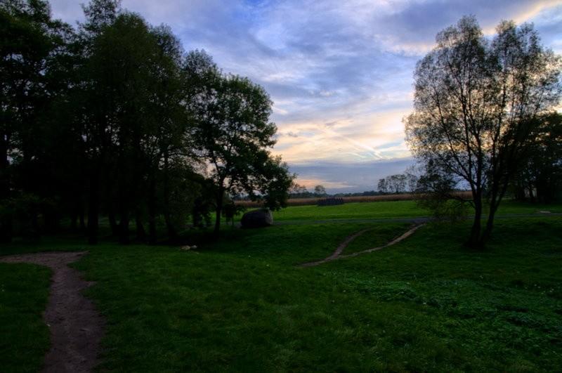 Piękna gra świateł w Chudowie