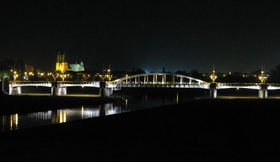 Most Św. Rocha i Katedra Poznańska