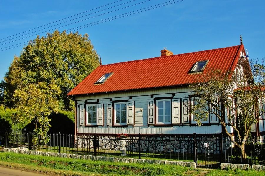 Domek na żuławach.