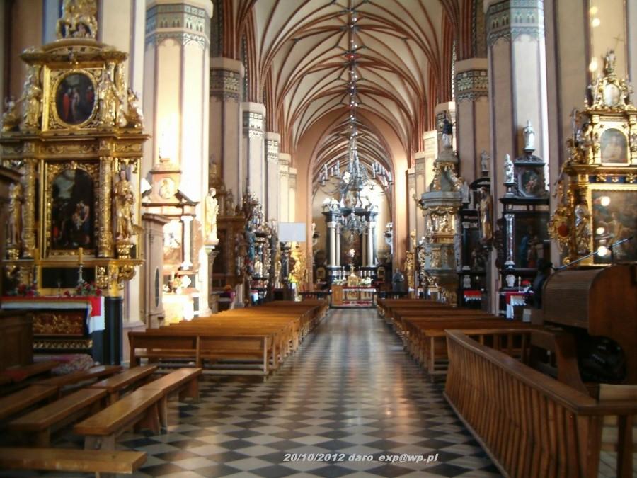 Wycieczka rowerowa-Tczew-Elbląg-Frombork-Ołtarz główny katedry we Fromborku.
