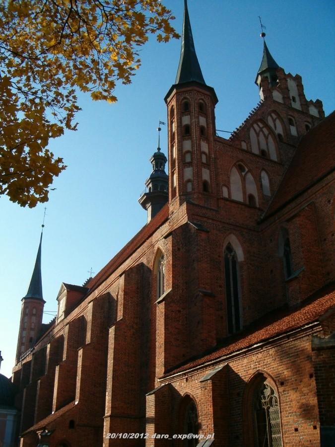 Wycieczka rowerowa. Tczew-Elbląg-Frombork. Katedra we Fromborku.