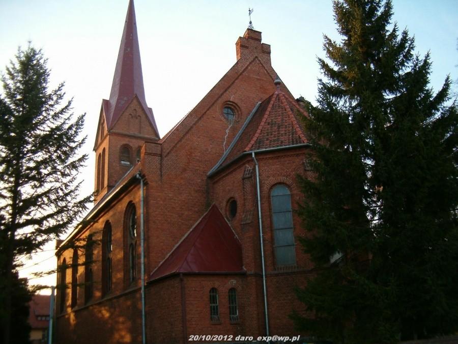 Wycieczka rowerowa. Tczew-Elbląg-Frombork. Kościół św. Mikołaja Biskupa w Pogrodziu.