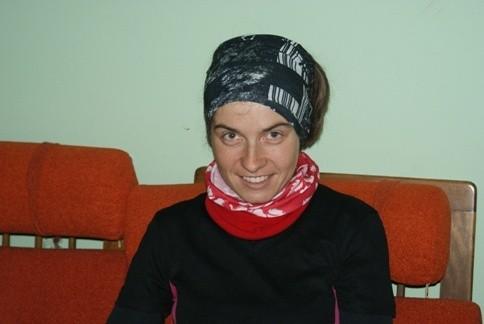 Tymoteuszka po przejściu 45 km :)