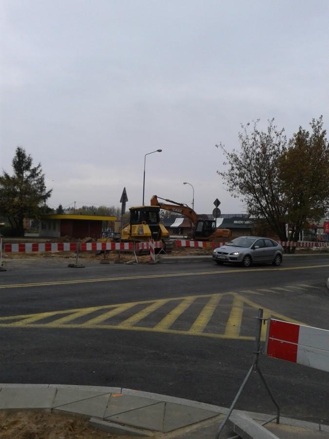 Prace na starej jezdni Górczewskiej