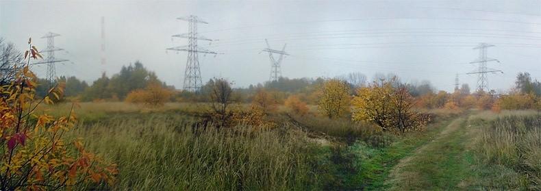 Widoczek w stronę elektrowni