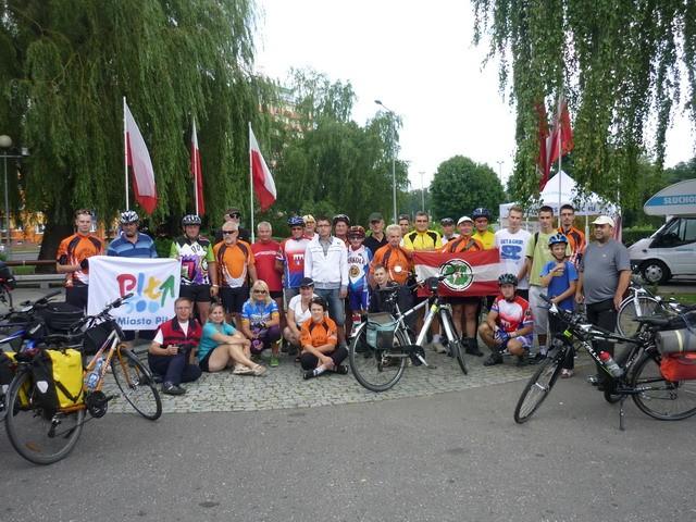 Uczestnicy rajdu