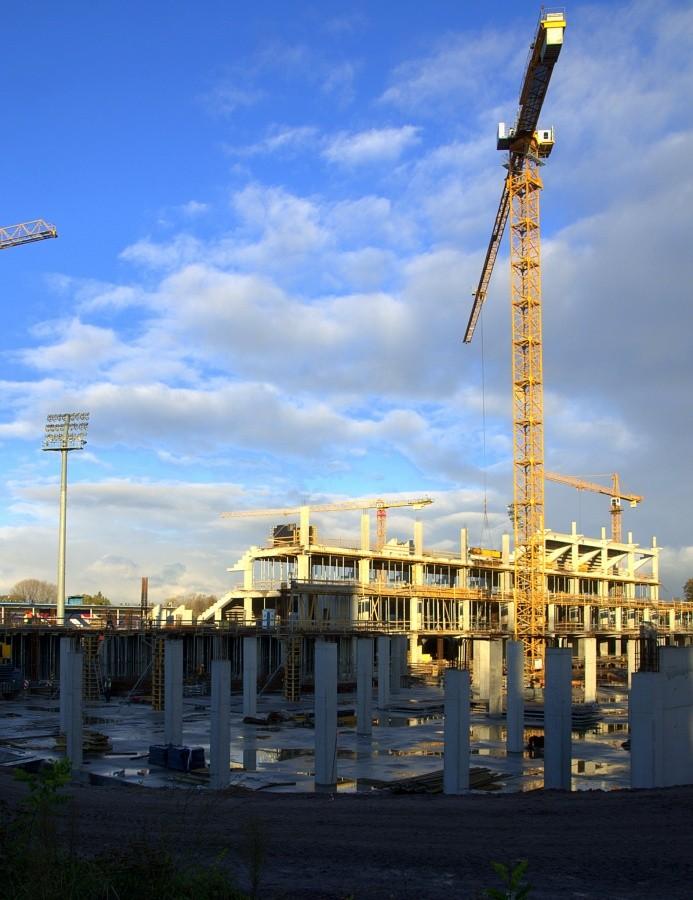 Na budowie stadiony Górnika...