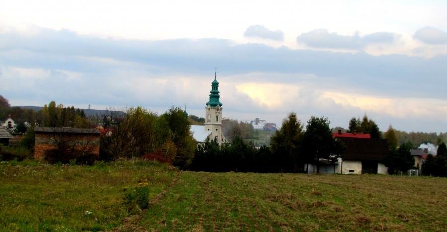 Wieża kościoła w Radlinie ,