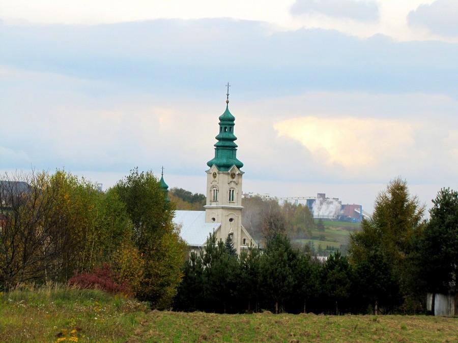 Wieża kościoła w Radlinie