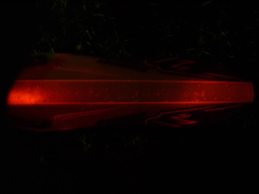Tylny błotnik po naukach o ufo czyli świecić i rozświetlać.