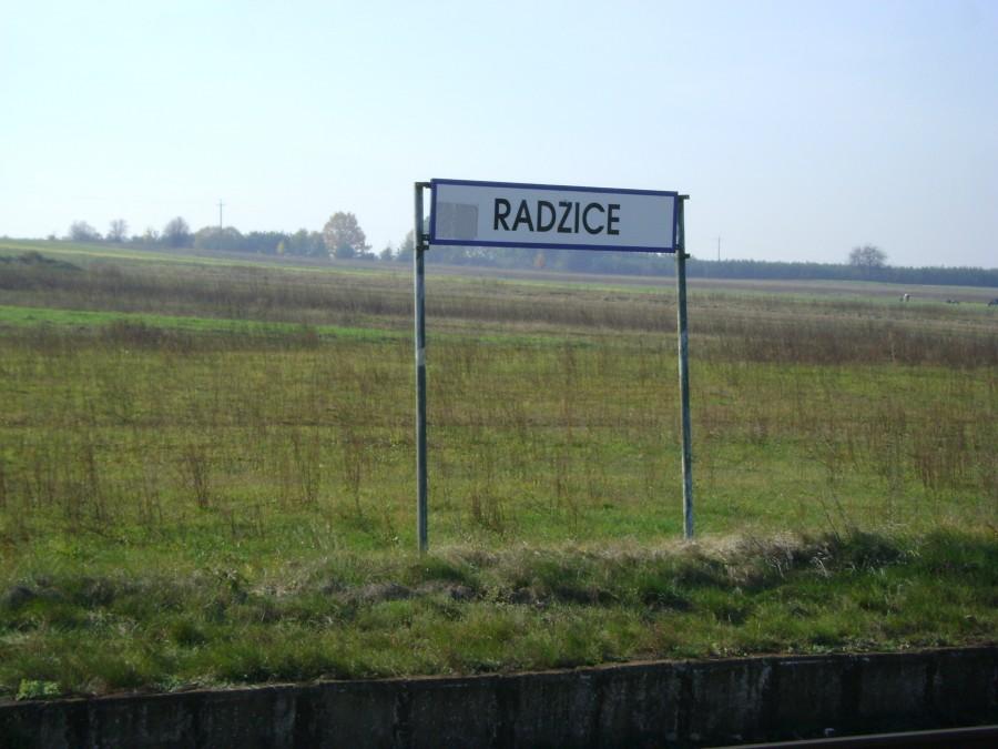 Przystanek kolejowy w Radzicach k.Drzewicy