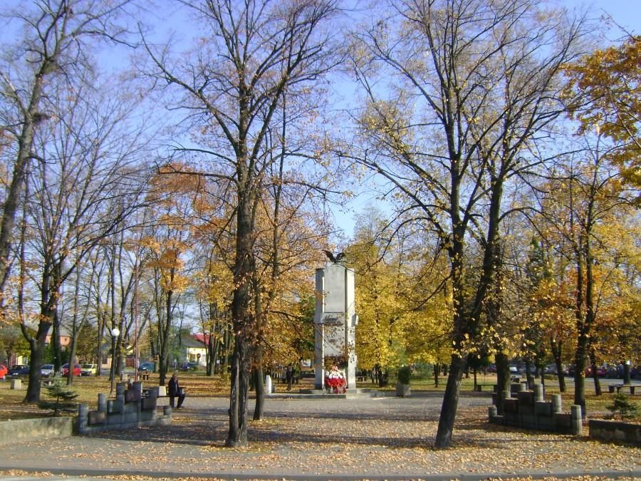 Park w centrum Drzewicy