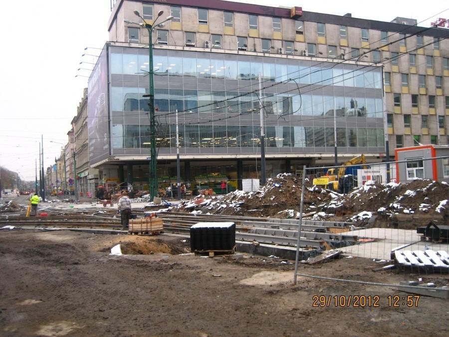rozkopany katowicki Rynek